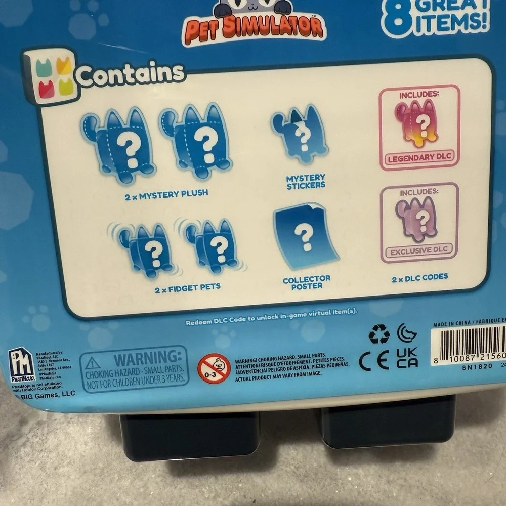 New Sealed Pet Simulator X DALMATIAN Exclusive Collector Bundle W/ DLC Codes